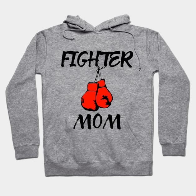 Boxing Fighter Mom Hoodie by coloringiship